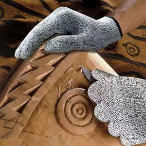 Gants de sécurité résistants à l'abrasion et aux coupures Grade 5 Gants de travail résistants aux coupures pour la cuisine de charpentier - Product Image 6