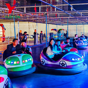 Parc d'attractions certifié CE manèges voiture pare-chocs à batterie filet de sol voiture pare-chocs filet de ciel voiture à vendre - Product Image 1