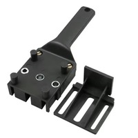 Gabarit de perçage rapide pour chevilles en bois, en plastique ABS, système de gabarit de poche portable, perforateur de trous pour forets de 6/8/10 mm pour joints à chevilles en menuiserie