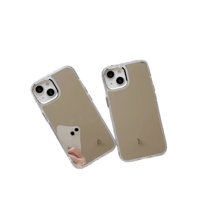 <span class=keywords><strong>Cover</strong></span> di Lusso Personalizzata Antiurto per Ragazze e Donne, Custodia per Cellulare con Specchio in Vetro per <span class=keywords><strong>iPhone</strong></span> 14 13 Pro <span class=keywords><strong>11</strong></span> 12 ProMax SE 6/7/8 - Product Image 1