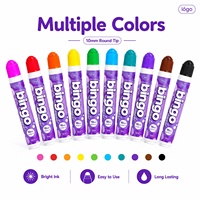 Marqueurs de bingo personnalisés 12 ml, encre à base d'eau, pointe éponge ronde de 10 mm, séchage rapide, sans fuite, pour clubs de bingo et événements caritatifs