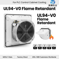 Ventilateur de dissipation de chaleur pour armoire de commande électrique Hengrong, filtre anti-poussière, moteur AC IP54
