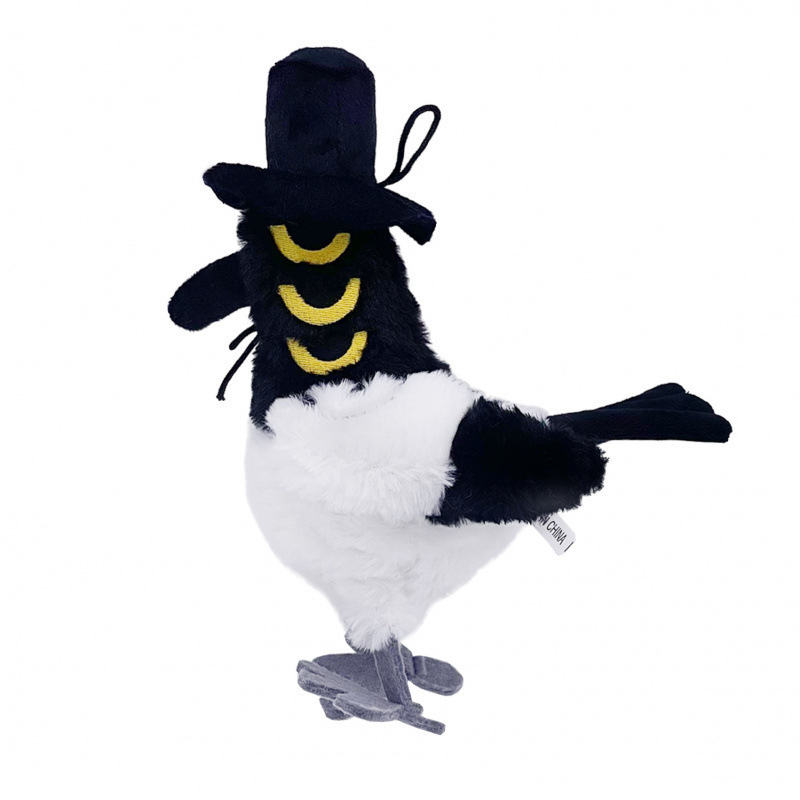 Oiseau noir et blanc (24cm 57g)