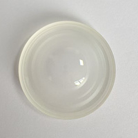 Anti Reflection Coated Step Plano Convex Lens 38mm Outer Dia 33mm Inner Dia 6mm Edge Thickness for Projection Devices