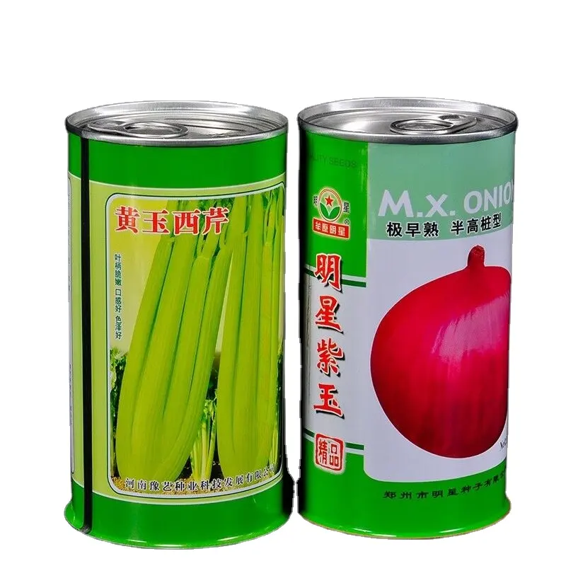 Original Manufacture Professional Metal Material Round Shape Tin Can With Easy Open Lid