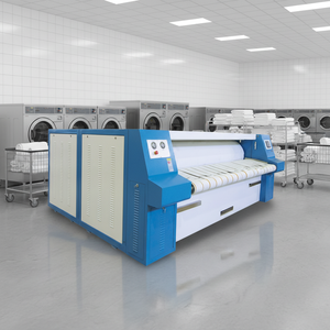 Mesin Setrika Pakaian Industri Ukuran Besar Otomatis, Peralatan Setrika Sprei Komersial dengan Pemanas Uap - Product Image 2