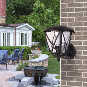 Lampe murale extérieure super lumineuse LED en alliage d'aluminium, étanche, 3500K blanc chaud, angle de faisceau de 20 degrés, lumière de jardin murale - Product Image 2