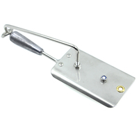 Planche de planage de pêche en mer profonde Selco en acier inoxydable noir, robuste, pour la pêche en bateau, séparateur d'eau pour saumon et marlin