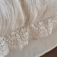 Parures de lit multifonctionnelles en gros, 100% pur lin français de luxe, housse de couette rafraîchissante unie et douce, literie en lin américain