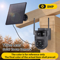 Caméra de chasse VESAFE 8MP 15x camouflage 4G Wifi avec suivi, alimentation solaire, pour extérieur et réseau IP