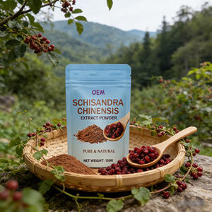 Extrato de Planta de Alta Qualidade com Marca Privada OEM, Pó de Extrato de Schisandra <span class=keywords><strong>Chinensis</strong></span> - Product Image 3
