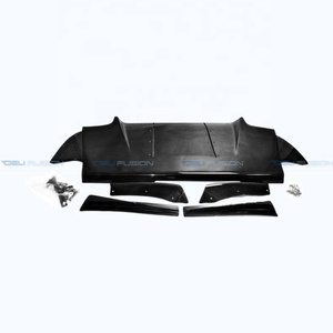 Difusor Trasero de Fibra de Carbono Estilo VRS para Mitsubishi Lancer Evolution EVO 9 CT9A 2005-2007, Kit de Carrocería - Product Image 4