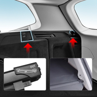 Accessoires de coffre arrière pour BMW X3 2011-2017, livraison directe, pare-soleil de coffre rétractable, couverture de coffre de sécurité