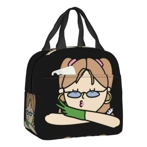 Nurse Theme Insulated <b>Lunch</b> <b>Bag</b> Cute Cartoon Cooler Tote Portable Zipper Reusable Food Storage Box <b>for</b> <b>Women</b> Men - Product Image 5