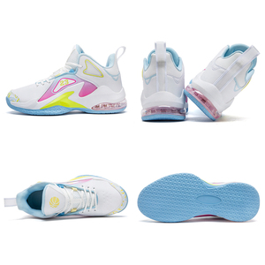 Chaussures de basketball pour hommes et femmes, baskets basses à lacets en cuir microfibre pour un confort optimal, mode sport, course à pied, hiver/printemps/automne - Product Image 5