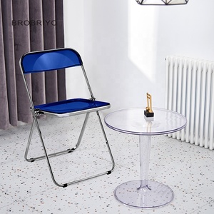 <span class=keywords><strong>เก้าอี้</strong></span>พลาสติกอะคริลิคใสโต๊ะพับได้สำหรับร้านอาหาร - Product Image 4