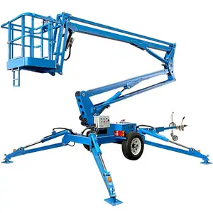 แท่นยกเหล็กเคลื่อนที่ด้วยตนเอง200กก. แท่นยกบูมยาว10ม. ทำจากเหล็กแบบใหม่ - Product Image 1