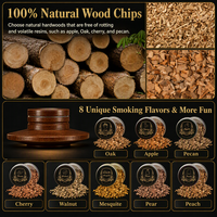 Kit de fumage pour cocktails, cadeau pour homme, ensemble de fumage pour whisky avec torche et copeaux de bois, kit de fumage pour boissons Old Fashioned pour papa et mari