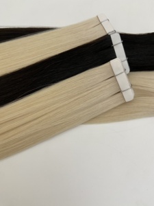 Extensiones de Cabello Humano Virgen con Cinta Adhesiva, 24 Pulgadas, Ondulado Natural, Cabello Remy de Doble Trama para Dropshipping 2025 - Product Image 5