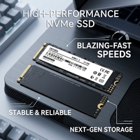 Untuk SSD M.2 NVMe 500GB 2280 PCIe Gen3x4 hingga 2400MB/s Internal 3D NAND Flash SSD Kompatibel dengan Mini PC & Laptop