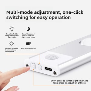 Ultra-sottile ricaricabile Smart LED striscia moderna occhio di gatto luce collina per armadio vino soggiorno caratteristiche autoadesive - Product Image 3