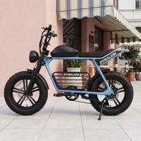 Vélo électrique rétro 48V avec phare LED, vélo électrique confortable pour les trajets urbains et le shopping