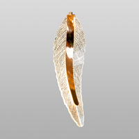 Lustre LED majestueux en forme de feuille, cristal de glace, pendentif multi-lumières en spirale pour plafond haut, escalier, hall d'entrée