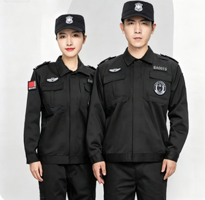 Set Uniforme da Lavoro di Sicurezza per Uomo, Giacca a Maniche Lunghe in Poliestere Imbottita, Outfit per Autunno/Inverno, Gestione Proprietà/Portineria - Product Image 4