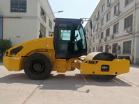 Rouleau vibratoire hydraulique robuste de 10 tonnes, machine de compactage pour asphalte et sols routiers