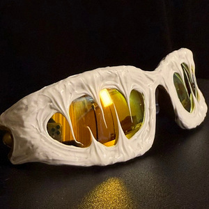 <span class=keywords><strong>Occhiali</strong></span> <span class=keywords><strong>da</strong></span> <span class=keywords><strong>Sole</strong></span> Artigianali con Design Venom, per Uomo e Donna, Stile Gotico di Nicchia, Personalità Audace - Product Image 6
