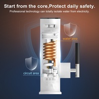 Chauffe-eau électrique 220V Robinet de cuisine sans réservoir Geysers Robinet chauffant Robinet chauffant Réchauffeurs instantanés