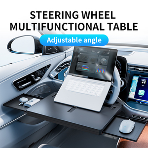Steering Wheel Tray Vehicle for Laptop Working Food Eating Drinking Desk Fits Most Vehicles <b>Car</b> enthusiasts <b>Car</b> <b>Table</b> Steering - Product Image 6
