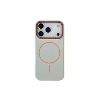 Coque de téléphone portable magnétique fine en TPU pour iPhone 17 Pro Max, avec anneau et poignée, antichoc, pour iPhone 16 et 15, avec grande ouverture