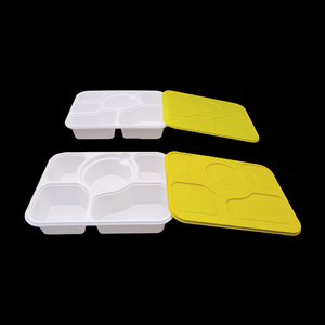 Wholesale Disposable Leak-Proof PP Food Container Tamper Evident Microwave Safe Multi Compartment for Salad Catering Takeaway - Product Image 2
