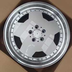 Jantes en alliage d'aluminium vintage <span class=keywords><strong>Mercedes</strong></span> de 18 pouces 5X112PCD à fond profond pour voitures particulières Benz W204 W205 W212 W207 <span class=keywords><strong>W124</strong></span> - Product Image 3