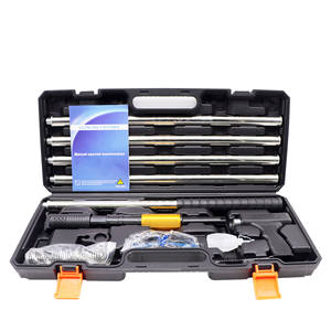 อุปกรณ์ติดตั้งรางสายไฟเพดานแบบแขวนและที่ยึดรวมทั้งปืนยิงตะปูและแผ่นเหล็กสำหรับใช้เป็นไฟฟ้าในน้ำ - Product Image 1