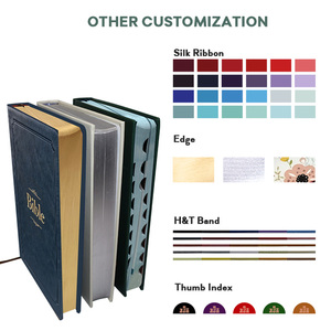 Bibles islamiques personnalisées pour hommes, couverture rigide en carton ondulé, couverture en cuir noir, papier <span class=keywords><strong>bible</strong></span> 40 g/m², fabrication chinoise, économique - Product Image 4