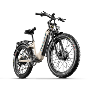 จักรยานเสือหมอบไฟฟ้า26นิ้ว48โวลต์17.5Ah แบตเตอรี่ลิเธียม2000วัตต์มอเตอร์ส่วนกลางเฟรมอลูมิเนียมอัลลอยด์ - Product Image 1