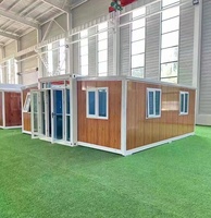 Australie Maison préfabriquée en conteneur extensible moderne de 40 pieds 2 3 5 chambres à coucher 20 pieds maison préfabriquée pliable avec salle de bain et cuisine