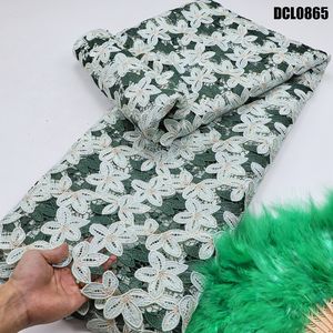 Irish Rope Weave Lace Fabric tessuto Guipure di alta qualità Fashion Paris abiti da festa da donna abiti da sera in materiale di pizzo - Product Image 5