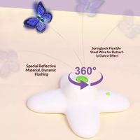 Nouveau design unique en forme de papillon, de haute qualité, un incontournable pour les animaux de compagnie |   Jouet intelligent automatique pour chat, pour le jeu autonome et contre l'ennui
