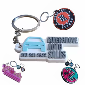 Custom Logo & Size Rubber Promotional Keychains & Carabiners for Personalization and Branding Accessories 7.9.7