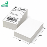 Etiquetas Térmicas Autoadhesivas en Rollo de 4x6 Pulgadas de Antac Factory para Impresión de Códigos de Barras y Códigos QR, Etiquetas de Envío