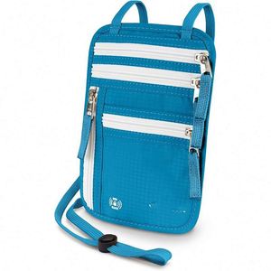 Échantillon Gratuit : Portefeuilles de Voyage Personnalisés, Pochette Bandoulière RFID pour Passeport, Sac de Cou Étanche pour Passeport - Product Image 5