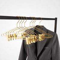 Clip Jupe Cintres En Métal Pantalon Et Jupe Fil Cintre Antidérapant Avec Clips