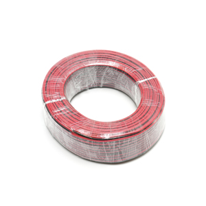 Cable de altavoz de Audio plano de alta calidad de 2 núcleos transparente Rojo Negro paralelo CCA COBRE aislamiento de PVC cables eléctricos trenzados - Product Image 3