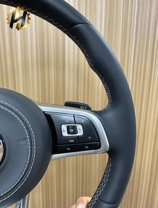 พวงมาลัยหนัง HZ ขนาด 35 มม. สำหรับรถยนต์ <span class=keywords><strong>Volkswagen</strong></span> Polo GTI <span class=keywords><strong>Scirocco</strong></span> Jetta Passat <span class=keywords><strong>TSI</strong></span> Golf 6 Mk4 Mk5 Mk7 Mk8 - Product Image 6