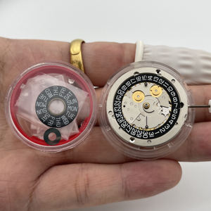 Mouvement chronographe automatique ETA 7750, original suisse, 25 rubis, date et jour, roue noire, vis bleues, pièces de montre OEM - Product Image 3