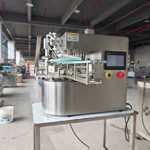 Máquina de llenado de boquillas, máquina de tapado y envasado de sobremesa, fácil de operar, configuración digital que le permite guardar parámetros para el - Product Image 5