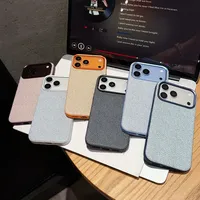 Casing Magnetik Anyaman Mewah untuk iPhone 17 16 15 18 Pro Max Tekstur Kain Kulit Anti Benturan  Mendukung Pengisian Daya Nirkabel